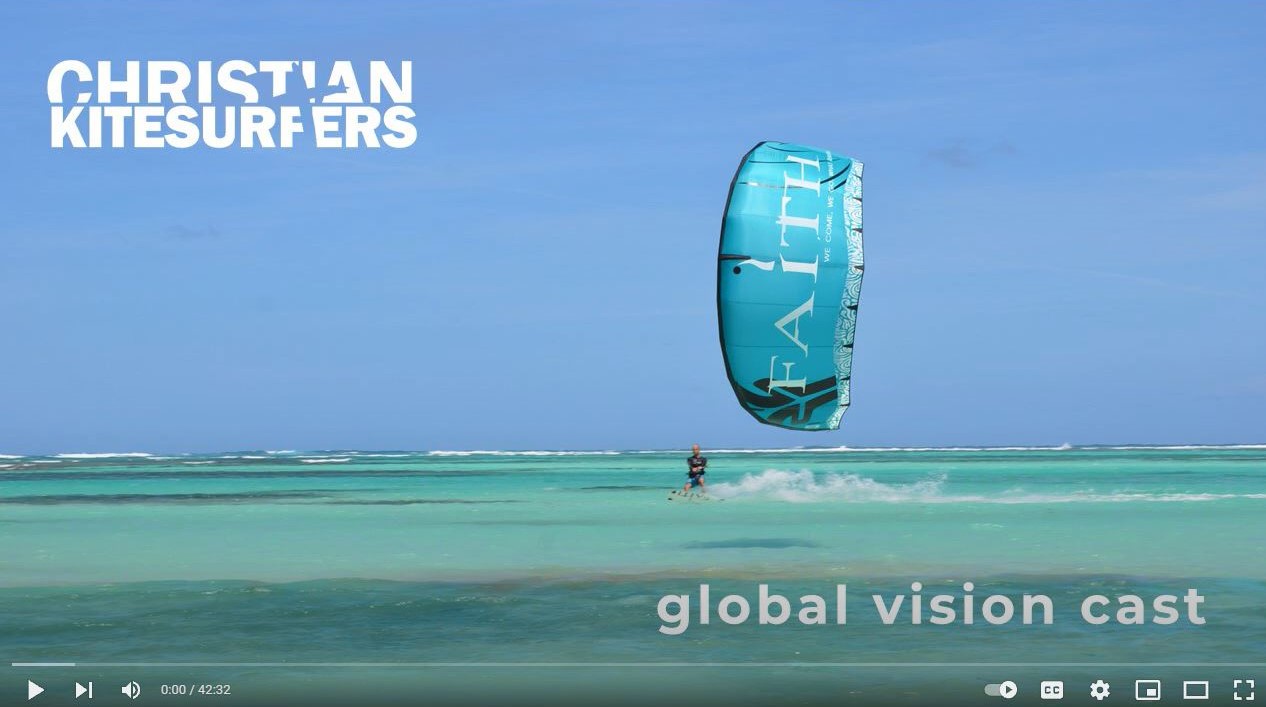 Christian Kitesurfers recording of the global vision cast